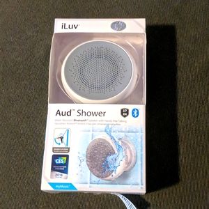 ILuv Aud shower water resistant Bluetooth speaker